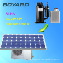 Compresseur rotatif R134a boyard 48v inverter pour 48v dc unité de condensation solaire climatiseur split